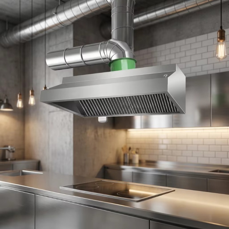Commercial Kitchen Hoods - Profesjonalna, konfigurowalna, ścienna okap kuchenny ze