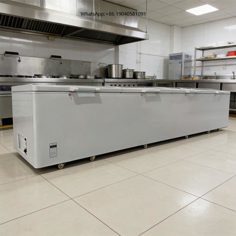 Commercial Chest Freezer - 2688 Duża, jednokomorowa, komercyjna, pozioma zamrażarka